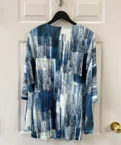 Kozan Dolores Tunic, Blue Blocks