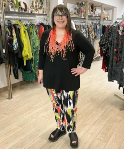 Kozan Kozan Juliana Top, Black Tencel 11 Kozan Kozan Juliana Top, Black Tencel