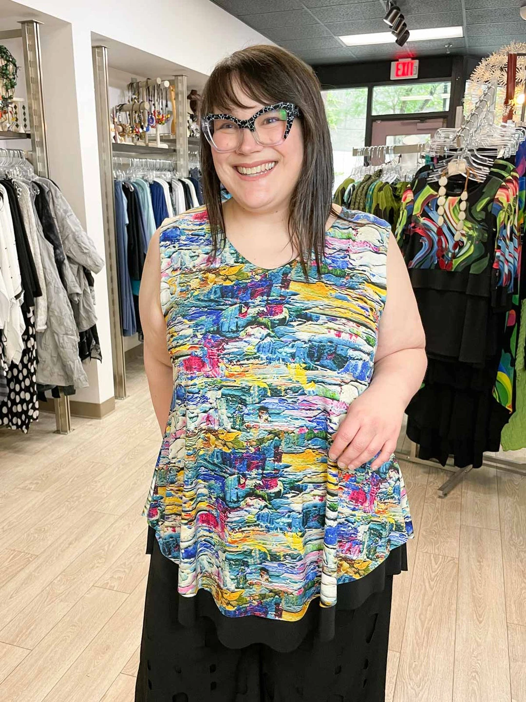 Kozan Kozan Marianna Tunic, Monet Black 3 Kozan Kozan Marianna Tunic, Monet Black