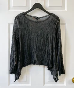 Kozan Mila Topper, Black Crinkle