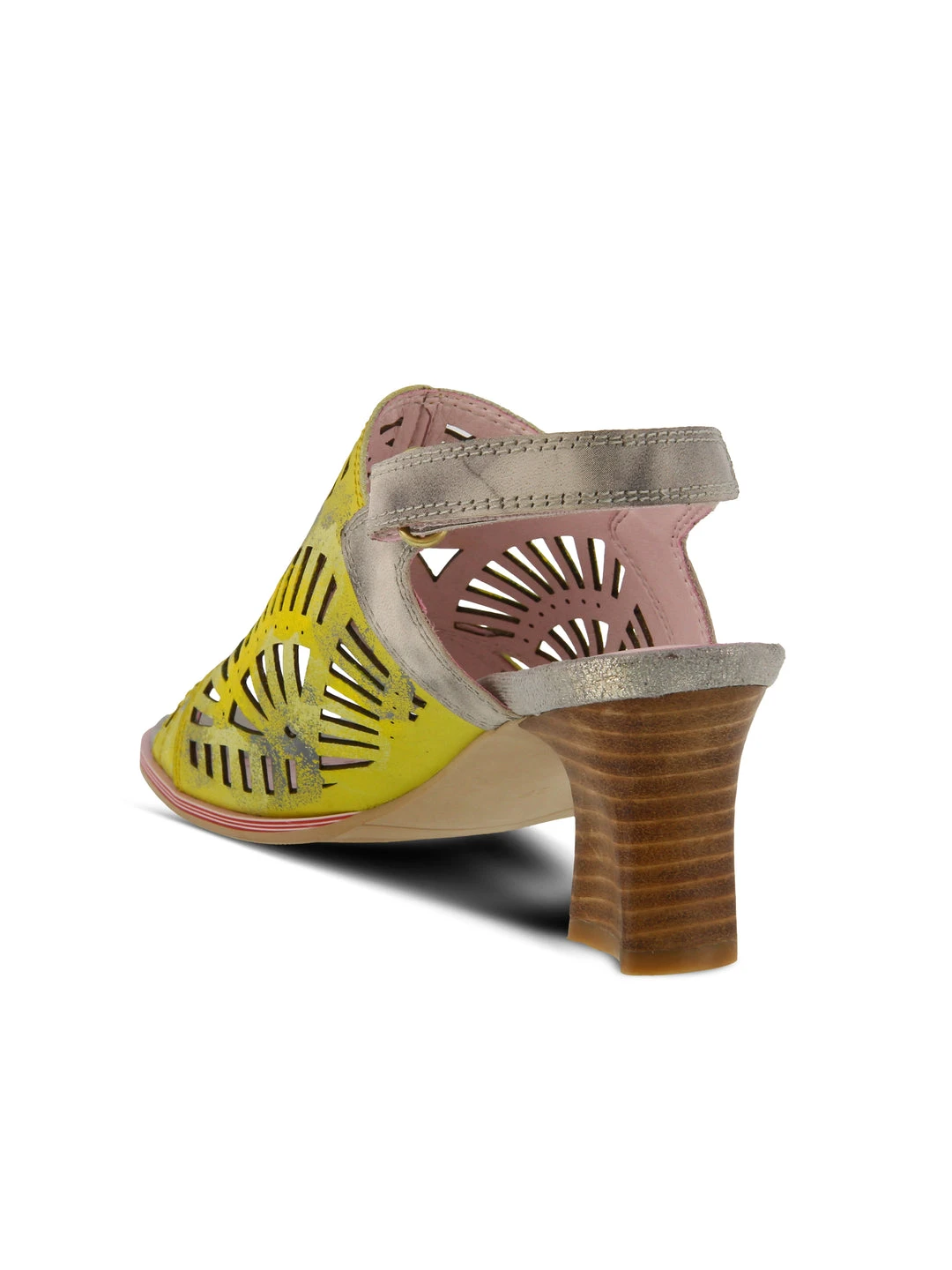 L'Artiste Luetta Cut Out Sandal - Yellow Multi