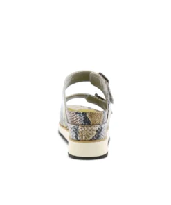 L'Artiste Kitty Platform Slide Sandal In Lime Multi L'Artiste 11 L'Artiste Kitty Platform Slide Sandal In Lime Multi L'Artiste