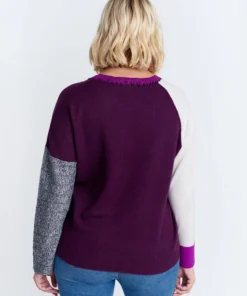 Lisa Todd Lisa Todd Misfit Sweater, Berry Bomb