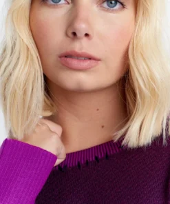 Lisa Todd Lisa Todd Misfit Sweater, Berry Bomb