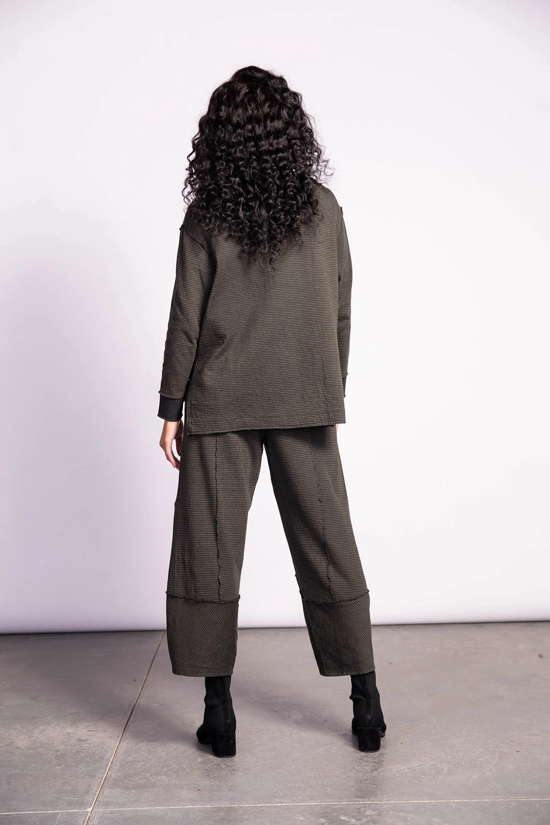 Liv By Habitat Clothes Drawstring Boxy Top, Citron Stripe 4 Liv By Habitat Clothes Drawstring Boxy Top, Citron Stripe