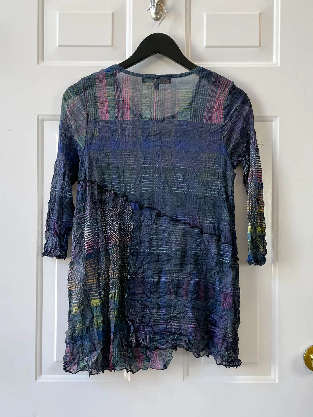 Liv By Habitat Clothes Liv By Habitat Maddie Tunic, Grapeseed Layered Plaid