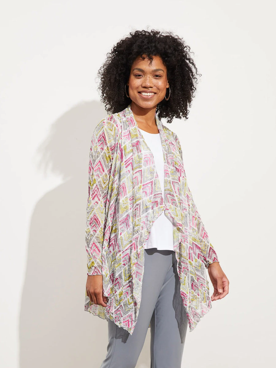 Liv By Habitat Clothes Liv By Habitat Mia Cardigan, Watercolor Diamond