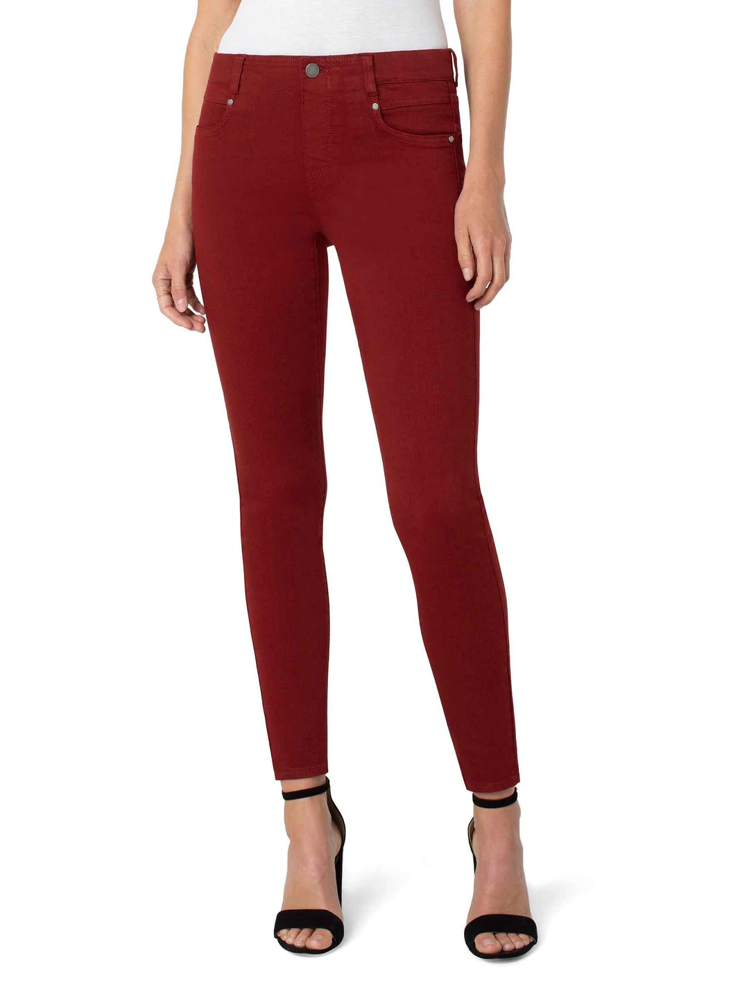 Liverpool Los Angeles Gia Glider Skinny 30", Deep Henna
