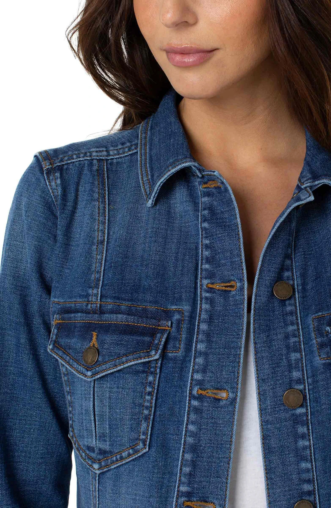 Liverpool Los Angeles Liverpool Los Angeles High Low Denim Shirt Jacket, Devonport 6 Liverpool Los Angeles Liverpool Los Angeles High Low Denim Shirt Jacket, Devonport