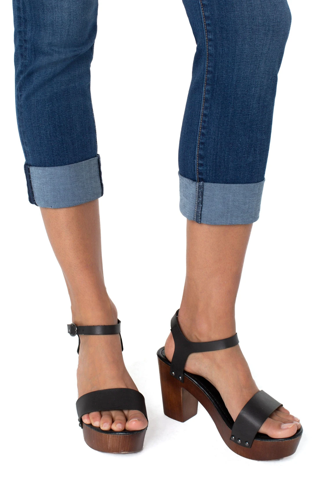 Liverpool Los Angeles Liverpool Los Angeles Charlie Crop Wide Rolled Cuff, Sartell