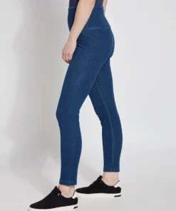 Lysse Denim Legging, Mid Wash Lysse