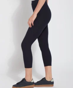 Lysse Lysse Flattering Cotton Crop Legging, Midnight