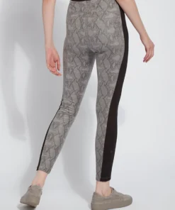 Lysse Lysse Foil Suede Laura Legging, Nickel Snake 11 Lysse Lysse Foil Suede Laura Legging, Nickel Snake
