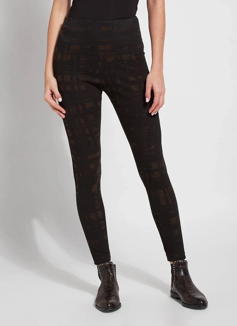 Lysse Pattern Denim Legging, Deep Olive Sketch Lysse 3 Lysse Pattern Denim Legging, Deep Olive Sketch Lysse