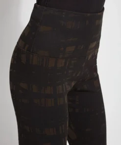 Lysse Pattern Denim Legging, Deep Olive Sketch Lysse 9 Lysse Pattern Denim Legging, Deep Olive Sketch Lysse