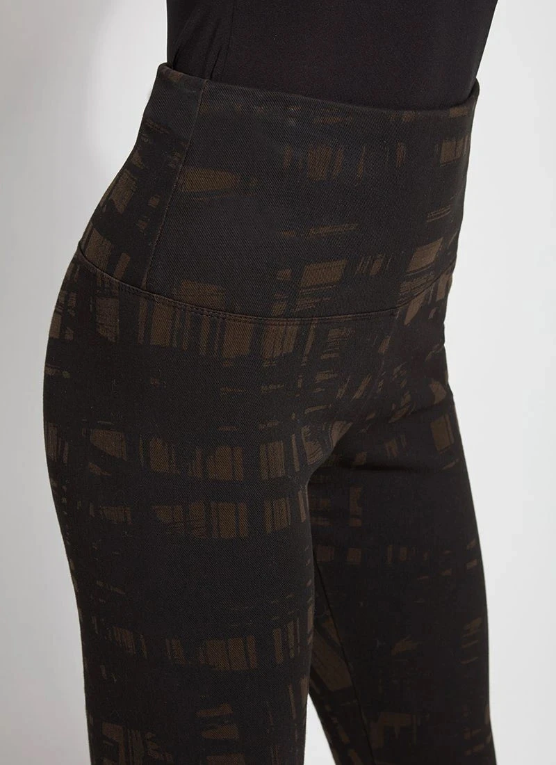 Lysse Pattern Denim Legging, Deep Olive Sketch Lysse 6 Lysse Pattern Denim Legging, Deep Olive Sketch Lysse