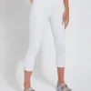Lysse Lysse Toothpick Denim Capri, White 1 Lysse Lysse Toothpick Denim Capri, White