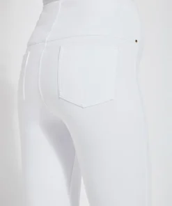 Lysse Lysse Toothpick Denim Capri, White