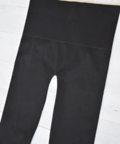 M. Rena High Waist Cropped Denim Legging Plus, Black