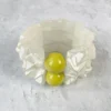 Michaela Malin Rocky Bracelet, White/Chartreuse 2 Michaela Malin Rocky Bracelet, White/Chartreuse