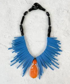 Michaela Malin Billy Necklace, Blue