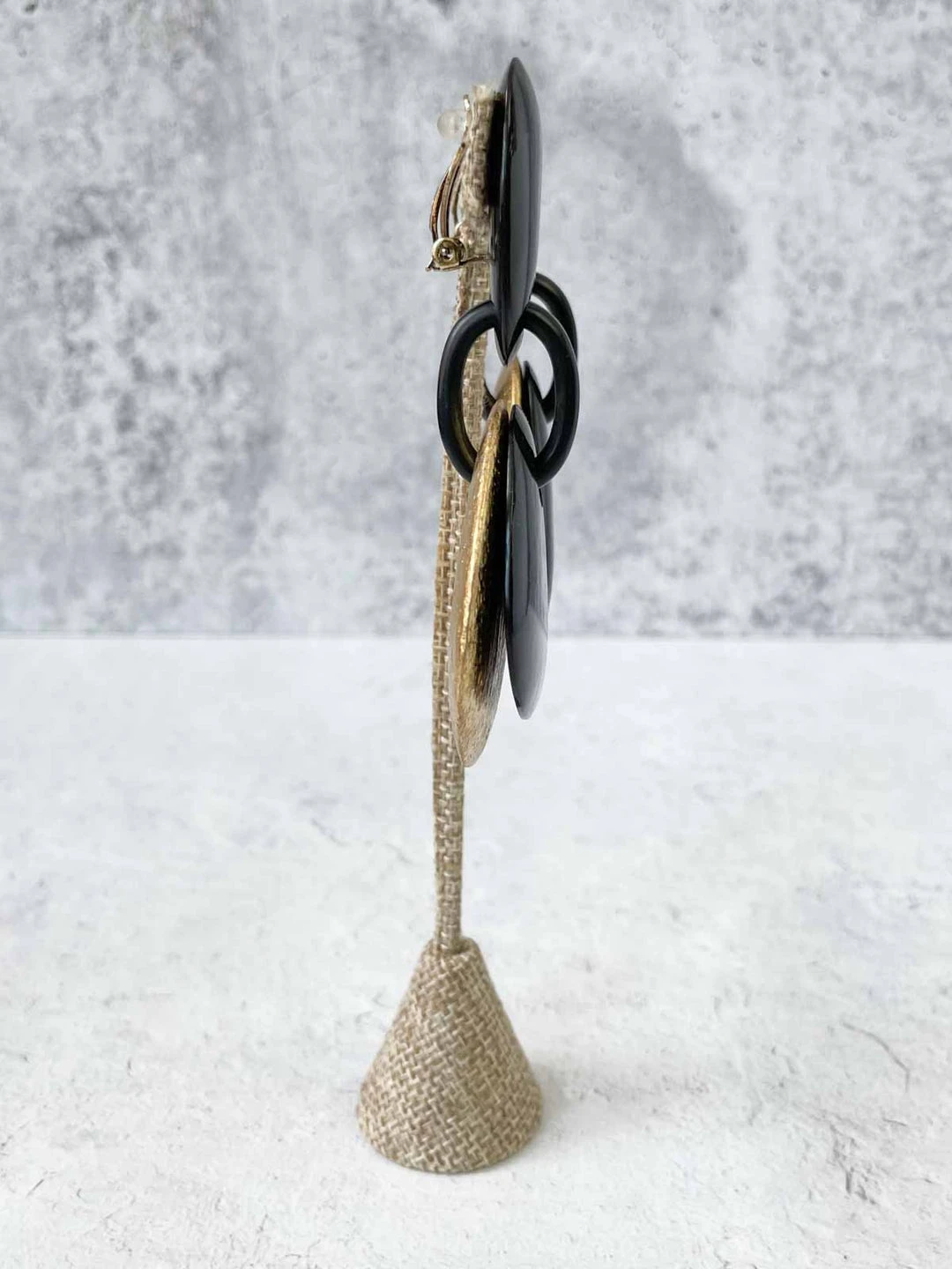 Monies Rio Earclips, Black/Gold 5 Monies Rio Earclips, Black/Gold