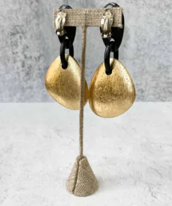 Monies Rio Earclips, Black/Gold 9 Monies Rio Earclips, Black/Gold