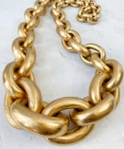 Monies Shanghai Necklace, Gold Monies 8 Monies Shanghai Necklace, Gold Monies