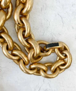 Monies Shanghai Necklace, Gold Monies 9 Monies Shanghai Necklace, Gold Monies