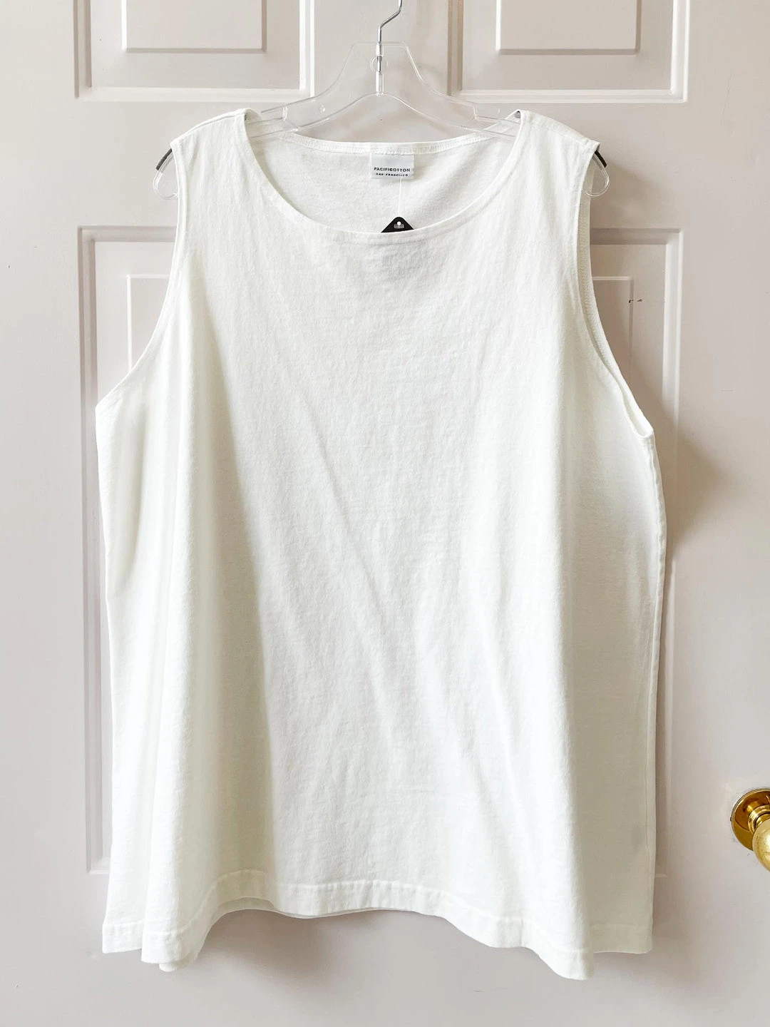 Pacificotton Bryn Walker Pira Tank, White 3 Pacificotton Bryn Walker Pira Tank, White