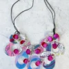 Pattern Gems Harmony Necklace, Iridescent/Magenta Pattern Gems 1 Pattern Gems Harmony Necklace, Iridescent/Magenta Pattern Gems