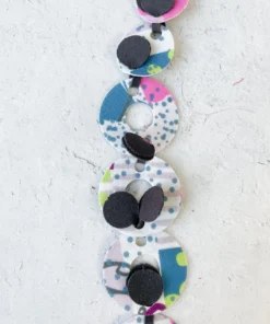 Pattern Gems Rhythm Necklace, Purple/Teal Pattern Gems 9 Pattern Gems Rhythm Necklace, Purple/Teal Pattern Gems