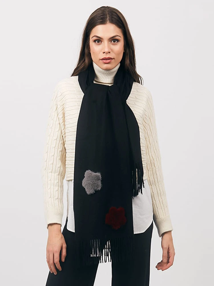 Pia Rossini Carmina Scarf, Black 3 Pia Rossini Carmina Scarf, Black