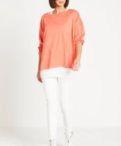 Planet Boxy Tee, Peachy