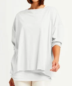 Planet Boxy Tee, White Planet