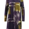 Q'Neel Printed A-Line Tunic, Plum/Ochre