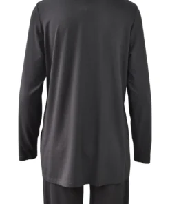 Q'Neel Seam Front Top Long Sleeve, Black Q'Neel