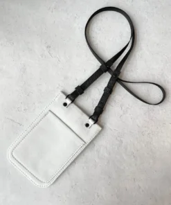 Riel Cell Phone Sling Crossbody Bag, White