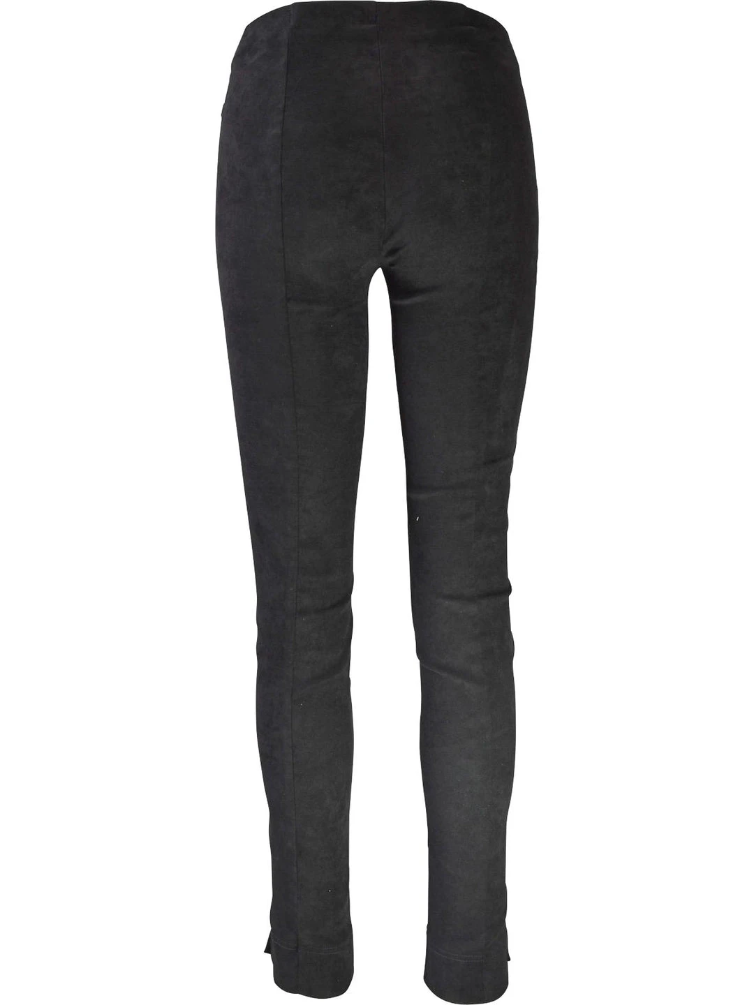 Robell Robell Rose Slim Faux Suede Pant, Black 5 Robell Robell Rose Slim Faux Suede Pant, Black