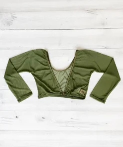 Sleevey Wonders Sleevey Wonders 3/4 Sleeve Basic Mesh Sleeves, Olive