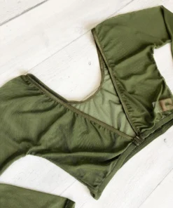 Sleevey Wonders Sleevey Wonders 3/4 Sleeve Basic Mesh Sleeves, Olive