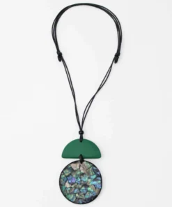 Sylca Designs Sylca Designs Addison Pendant Necklace, Green