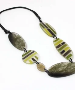 Sylca Designs Sylca Designs Alessia Statement Necklace, Green 7 Sylca Designs Sylca Designs Alessia Statement Necklace, Green