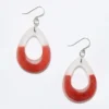 Sylca Designs Sylca Designs Nora Earrings, Orange 2 Sylca Designs Sylca Designs Nora Earrings, Orange