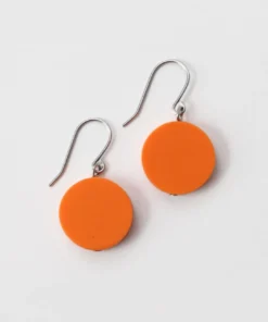 Sylca Designs Sophie Earrings, Orange