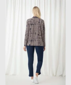 Sympli Boxy Pocket Shirt, Drifting Lines Sand Sympli 9 Sympli Boxy Pocket Shirt, Drifting Lines Sand Sympli