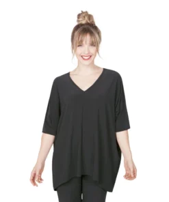 Sympli Sympli Lounge Top, Black