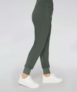 Sympli Motion Trim Cuff Jogger, Melange Olive Sympli