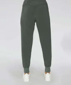 Sympli Motion Trim Cuff Jogger, Melange Olive Sympli