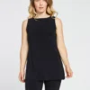 Sympli Sleeveless Nu Ideal Tunic, Black